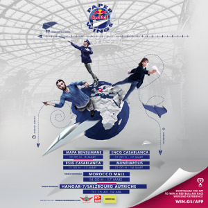 Red Bull Paper Wings competition in Morocco Mall 