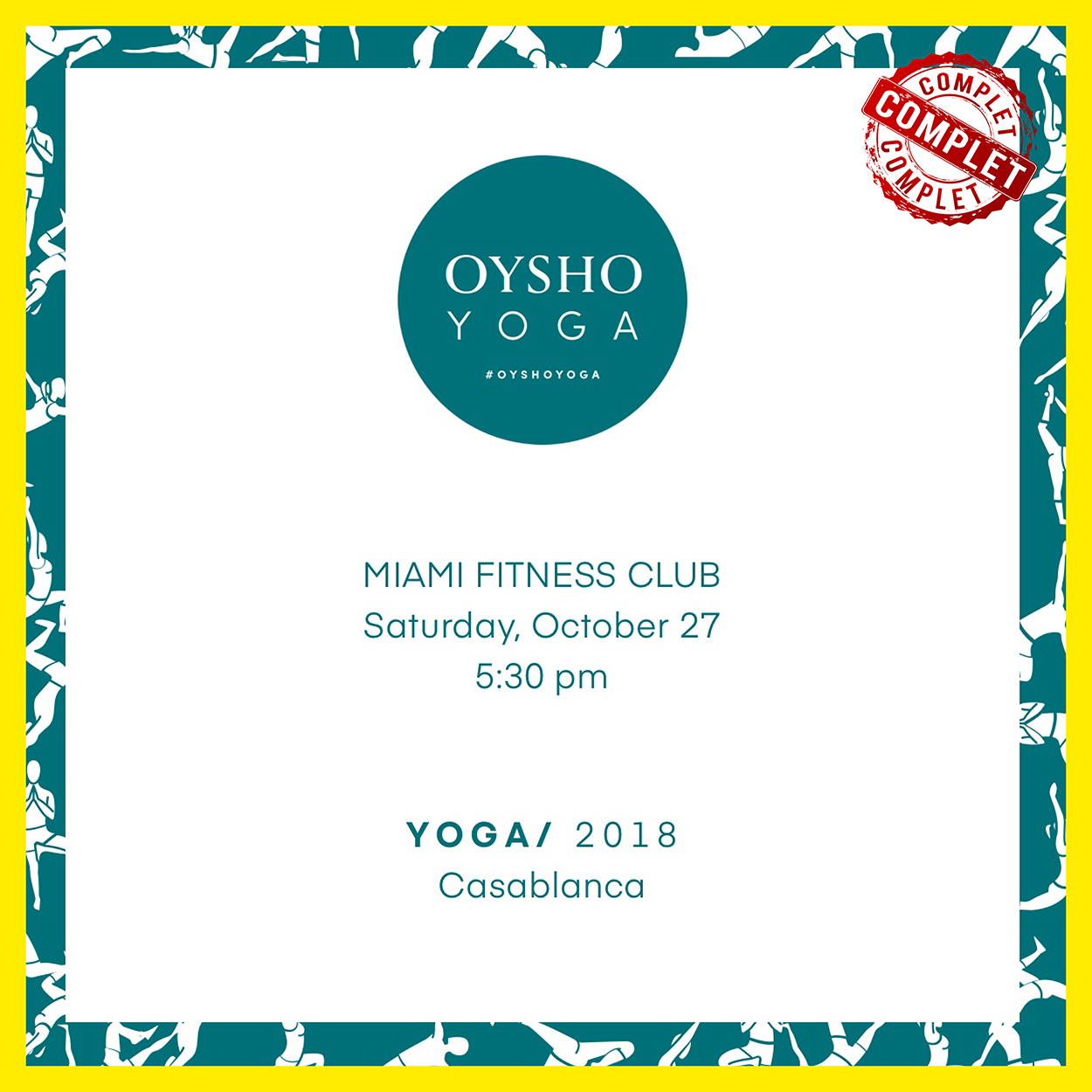 OYSHO YOGA FAIT SON RETOUR EN 2018