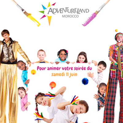Adventureland vous invite à animer votre soirée du Samedi 11 Juin
