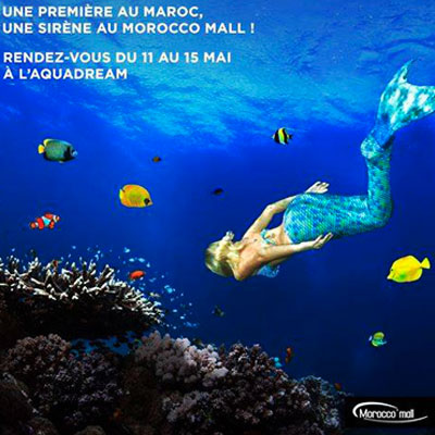 Une Sirène au Morocco Mall