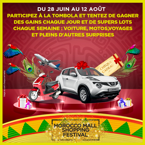 TOMBOLA MOROCCO MALL SHOPPING FESTIVAL
