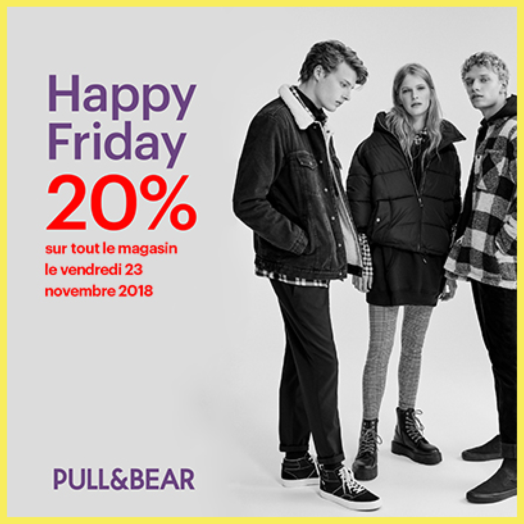 PULL & BEAR CÉLÈBRE LE HAPPY FRIDAY 