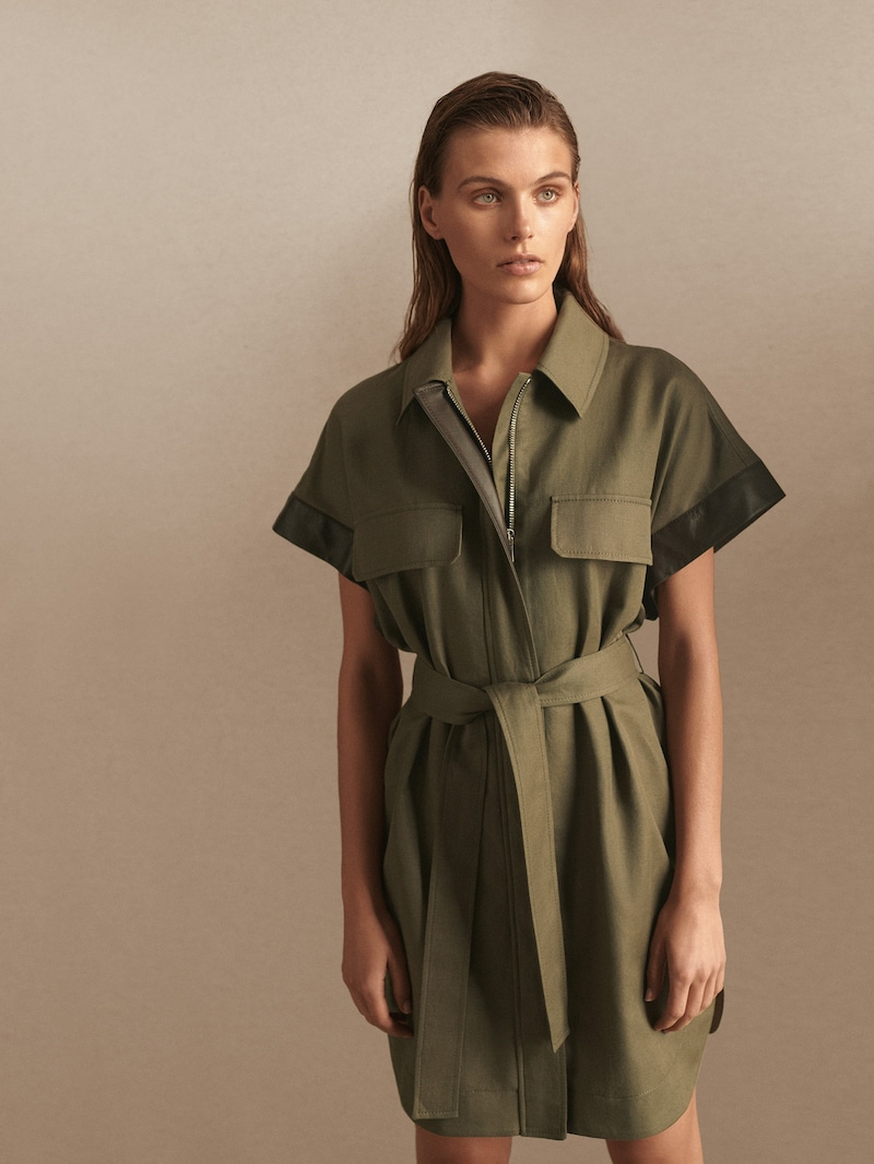 Le trench robe chemise