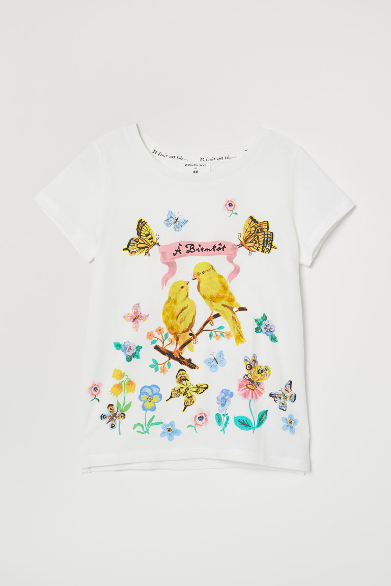 T-shirt oiseaux HM